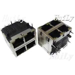  RJ45 Transformer 2X2+LED EMI 1000BASE Manufactures