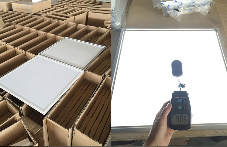 36W Prismatic Back Light LED Panel Light 595*595*19mm for Working Temperature -45 55C