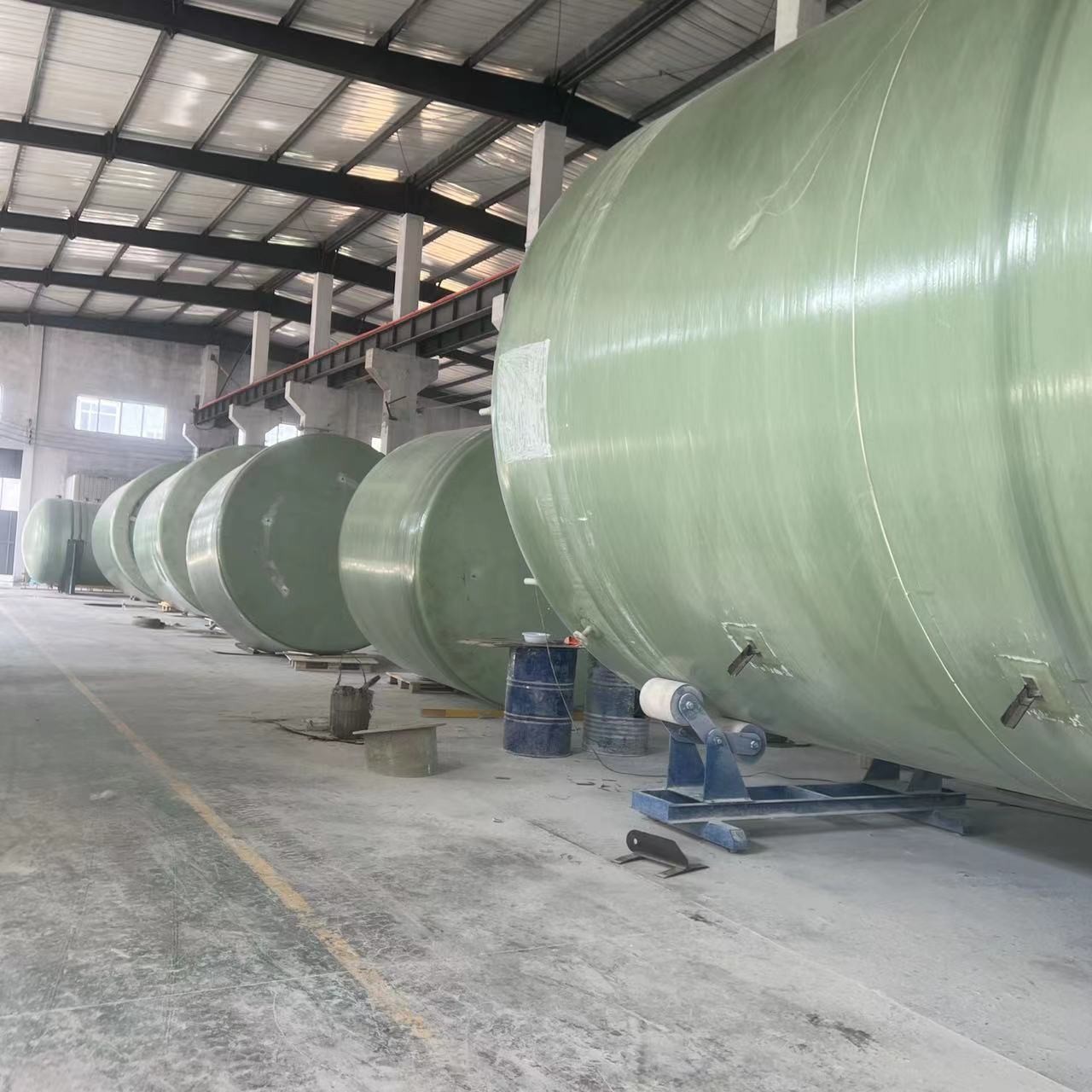 2500 Mm Filament Winding Grp Water Tank Harmless Treatment High Strength