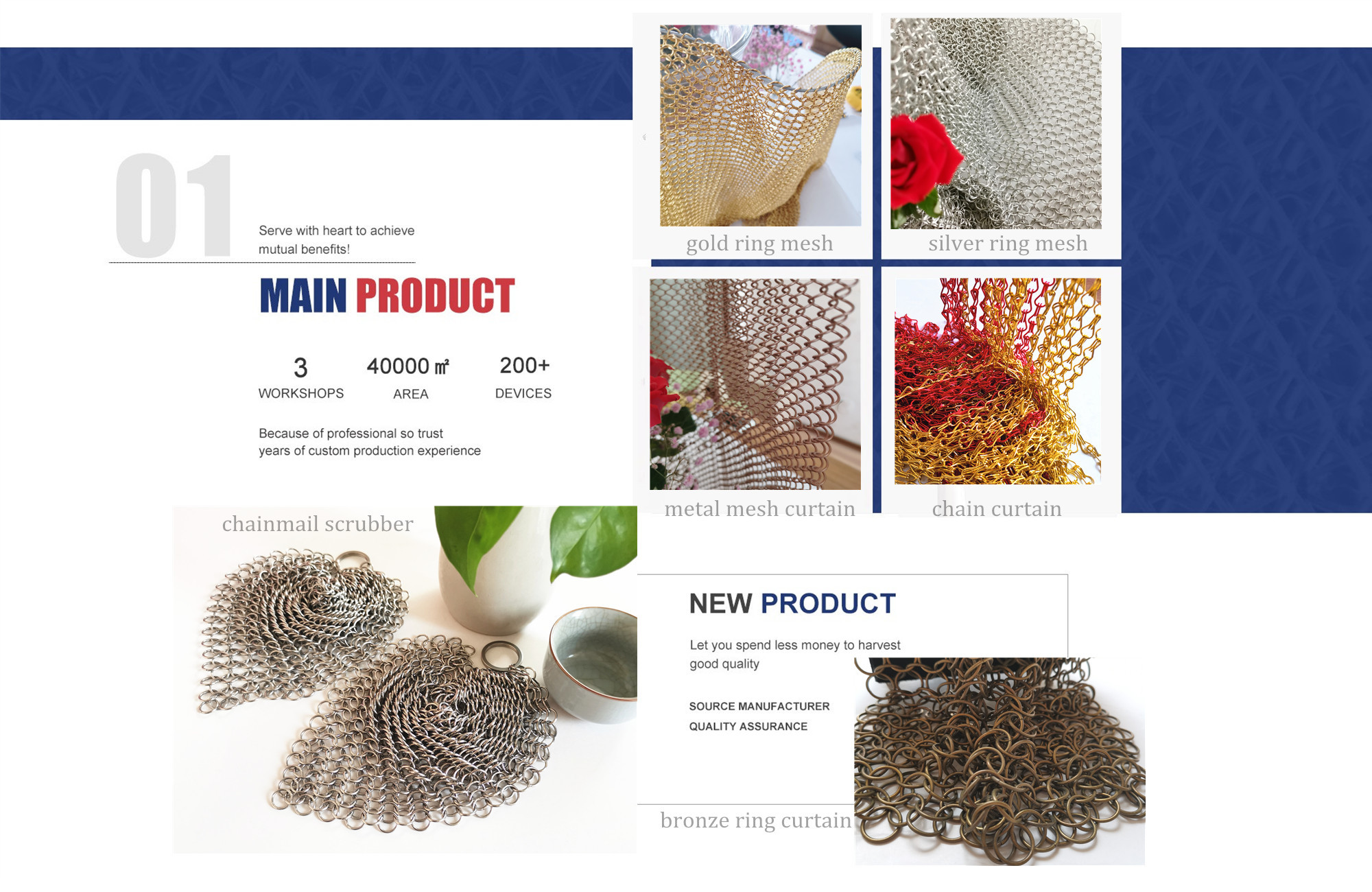 Customized Aluminum Alloy Chainmail Ring Metal Ring Mesh Wine Bottle Bag