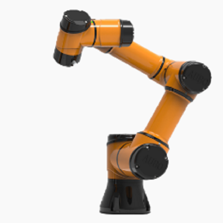 Collaborative Industrial Robot AUBO i3 With AGV For Material Handing As Cobot Robot
