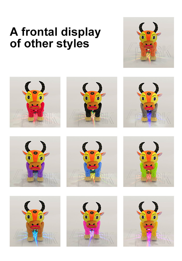 Coin Operated Electric Animal Ride On Toys Stuffed Motorized Plush Riding Animals