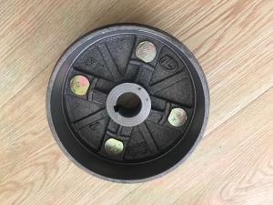 China 160mm / 180mm Brake Drum Auto Rickshaw Parts Iron Used In  Rear Alxe on sale