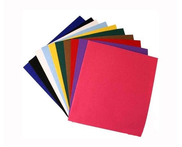 various color wool pressed nonwoven felt,customized thickness felt wool fabric