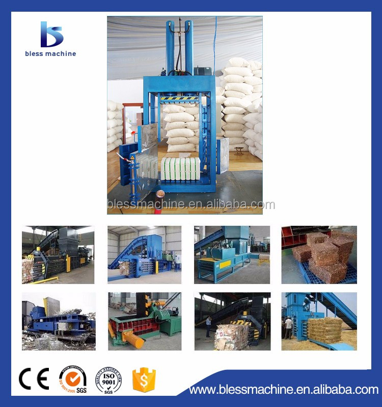 Single Double Cylinder Used Clothing Baler with High Density and Hydraulic Compactor
