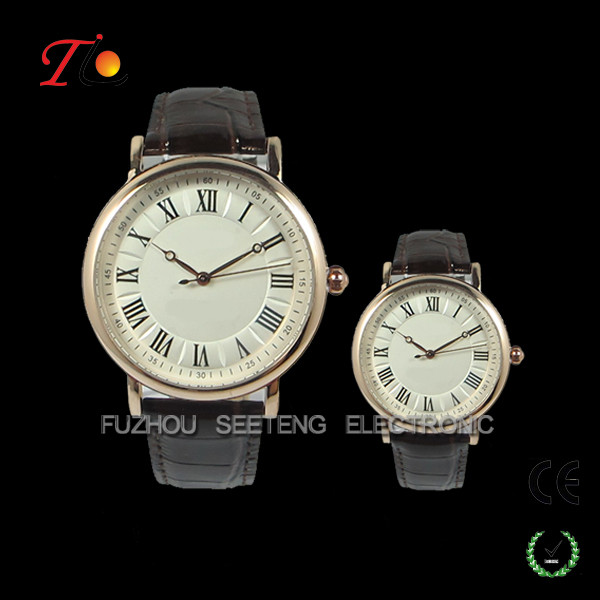 Classic elegant watch ladies fashion watch diamond inset metal band