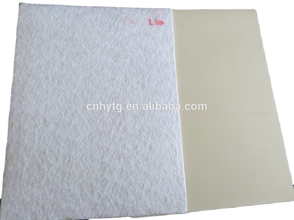 Hotel Roofing Waterproofing PVC Membrane in Black and Grey with Anti UV Protection