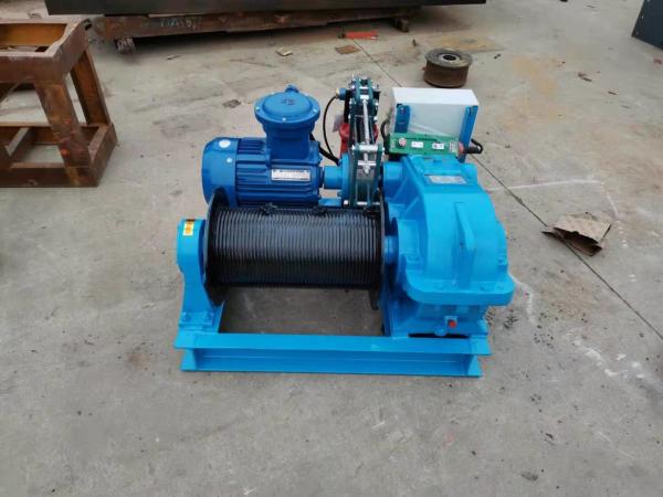 High Speed Industrial Electric Winch , Electric Wire Rope Winch 2 Ton With