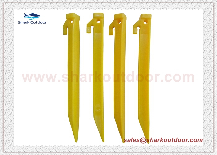 plastic tent peg stakes