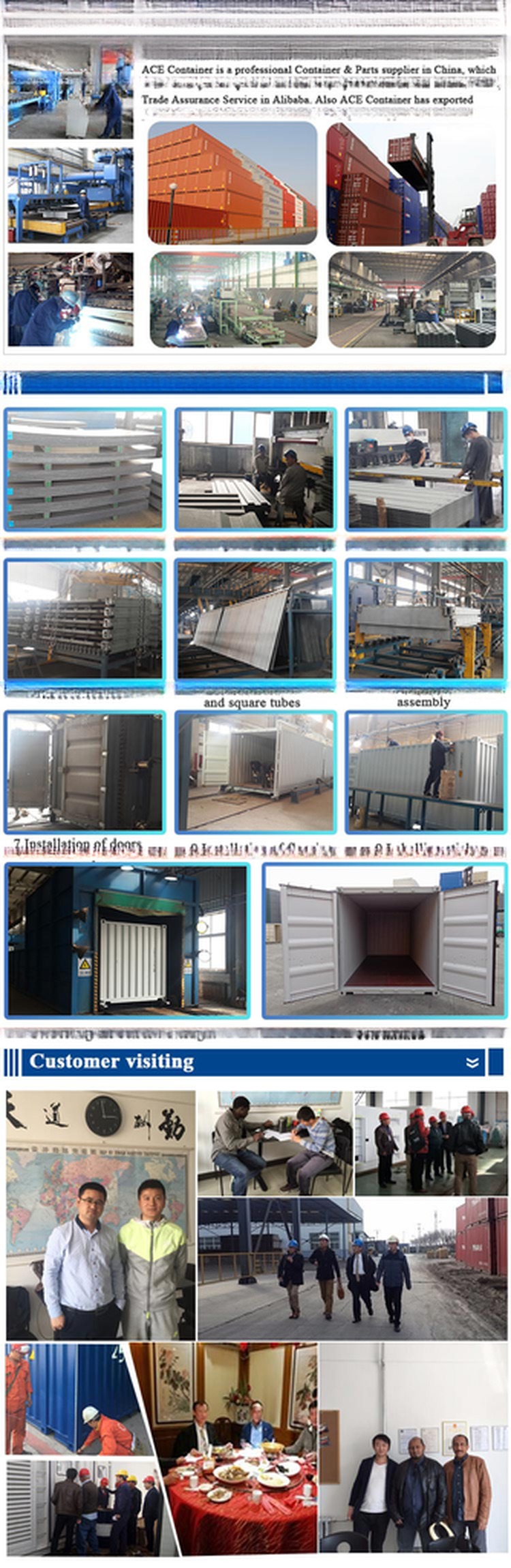 5ft Dry Cargo Storage Container Portable Mini Shipping Container 5 Feet Length CSC Certified Steel Material