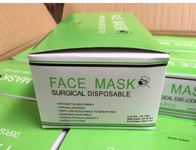 Hot Sell Disposable Face Masks 3ply Ear Loop