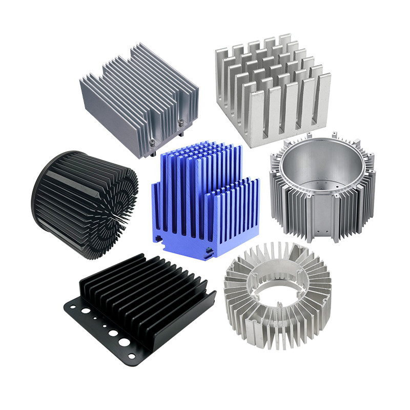 Flexible Heat Sink Anodized Aluminum Extrusions Profile T5 T6 For Architecture