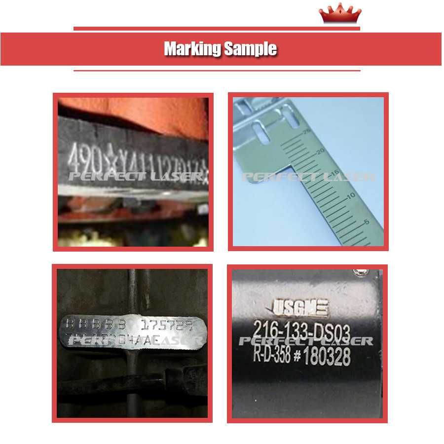 Pin Metal Number Pneumatic Dot Peen Marking Machine LCD Control Type