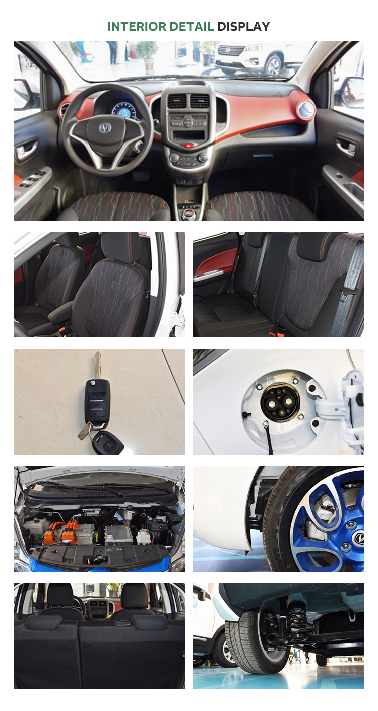 Smart Mini Car Changan Benben E-star 5 Seats High Speed 101km/h Max Speed 310km Range