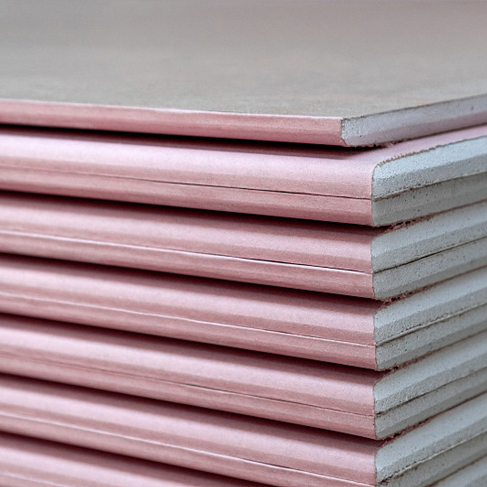 Customized 12.5mm Fire Resistant Plasterboard For Villa Apartment Ceiling