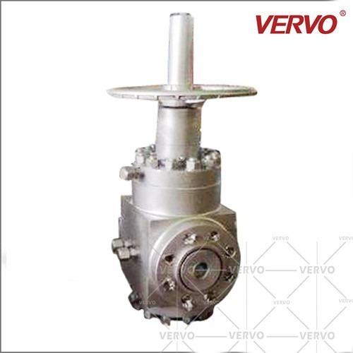Expanding Gate Flat Gate Valve Forged Steel API6D Gear Operated Gate Valve 4