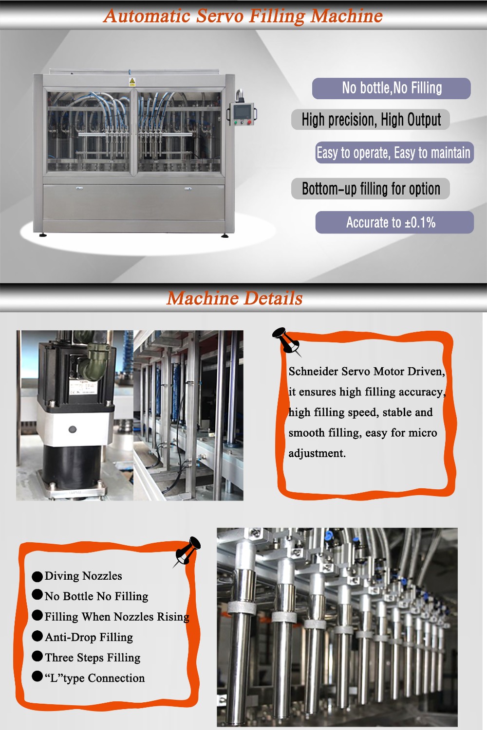 High Precision Hand Automatic Bottle Washing Machine High Output