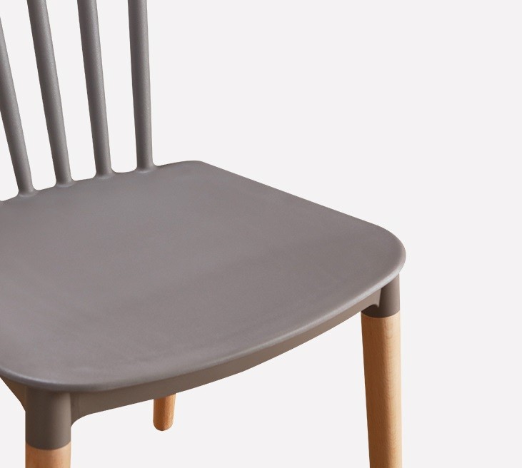 Simple Windsor chair solid wood dining chair family creative leisure chair dining room stool Nordic negotiating chair