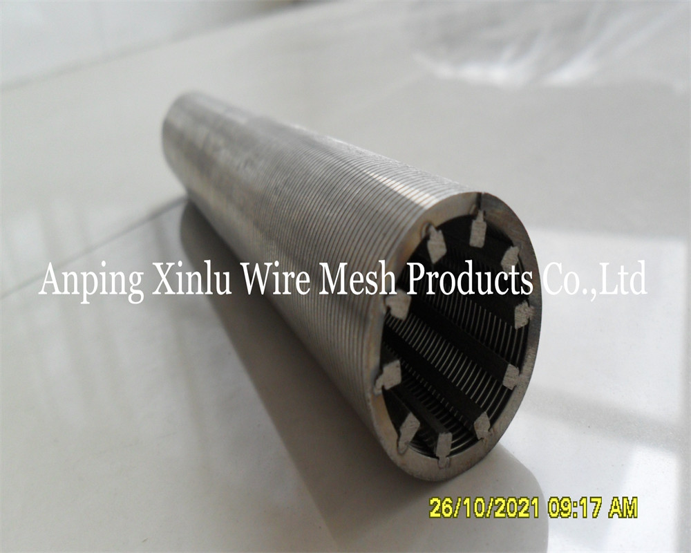 Stainless Steel304 Johnson Vee Wire Screen Pipe 1-20 Inch Wedge-Shape for Petroleum Industry