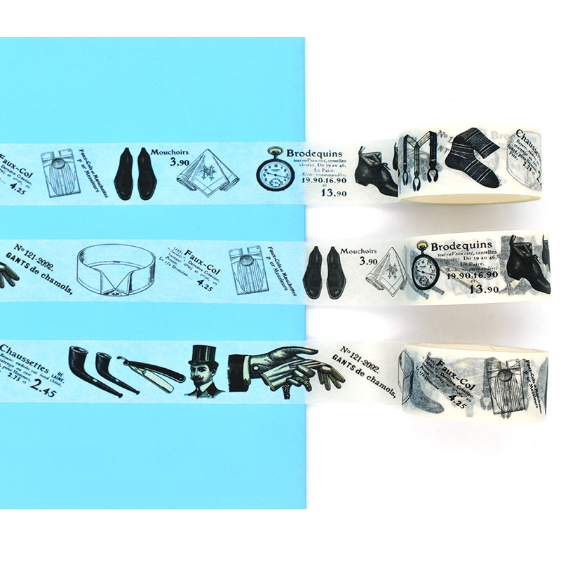 No Fading CMYK Kawaii Washi Paper Masking Tape Width 18mm