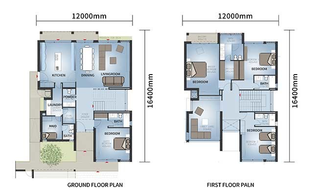 AS4600 Light Steel Framing Prefabricated Luxury Villa Prefab Homes