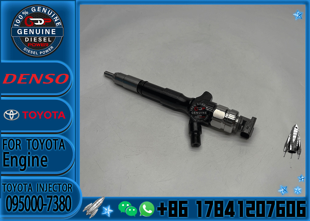 Common Rail Fuel Injector 23670-30240 095000-7380 Fuel Injector For Toyota 2KD-FTV
