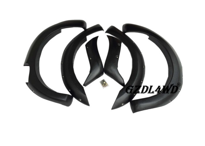 Pickup Trucks Wheel Arch Flares Trims For Ranger 2015 - 2016 Textured Black