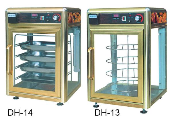 900W Food Display Showcase Electric Revolving Pizza Display Warmer With
