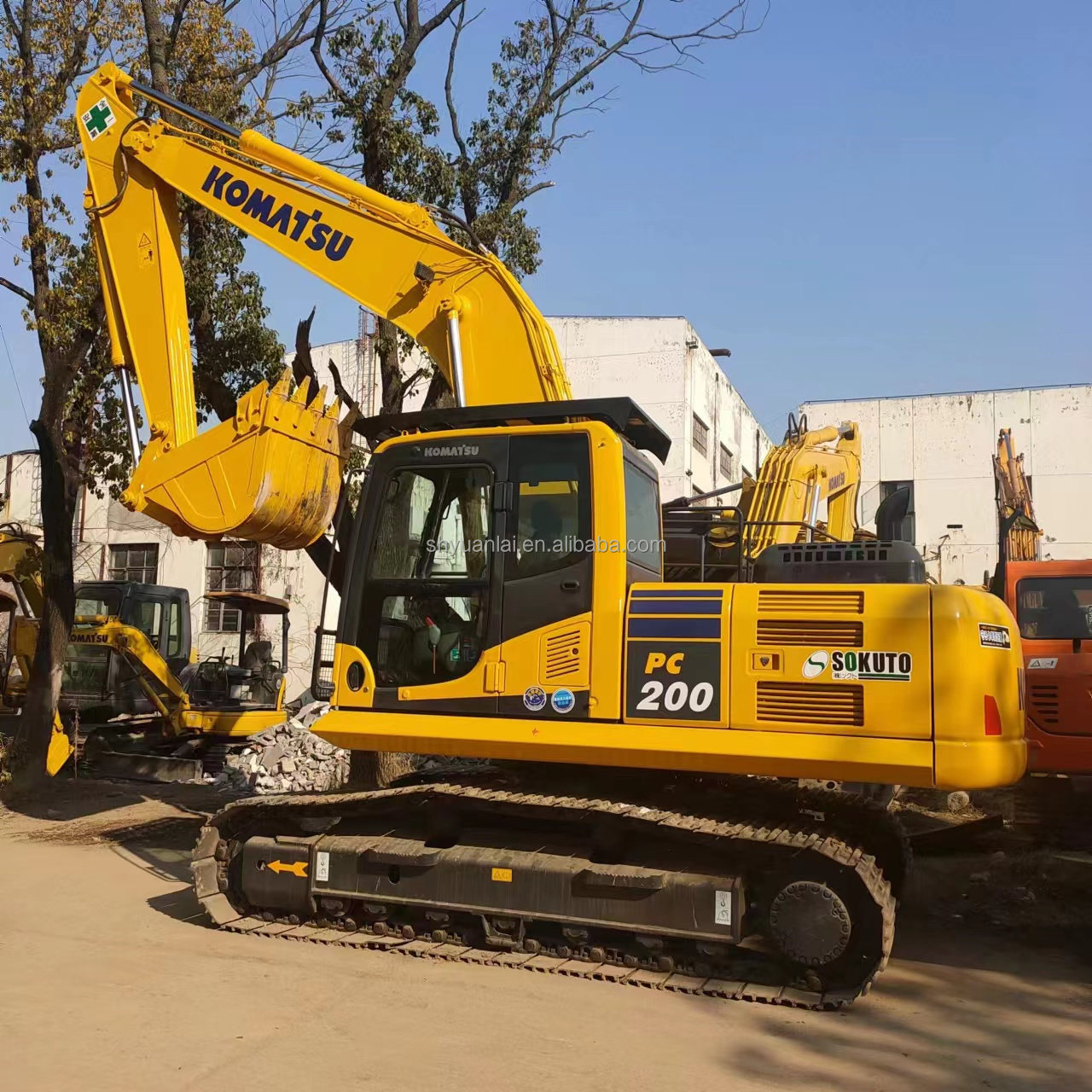 Imported Japan Used Crawler Excavator Komatsu PC200-8 with Original Hydraulic Cylinder