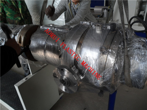 Conical Twin Screw Extruder Plastic Extrusion Line For PVC Pipe