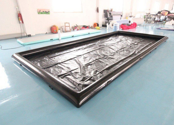Air Sealed Portable 6x3m Inflatable Wash Mats For Car Washing