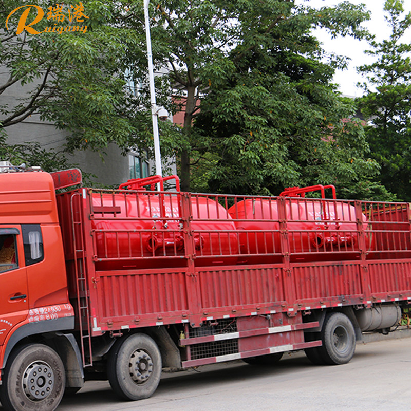 Epoxy Coating Proportioning Foam Bladder Tank Red 0.6MPa Max. Operating Pressure For Effective Fire Protection