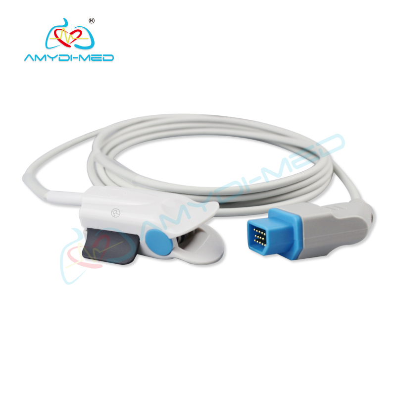 15 Pin Nihon Kohden Oxima Pulse Spo2 Sensor 3 Meter SpO2 Probe