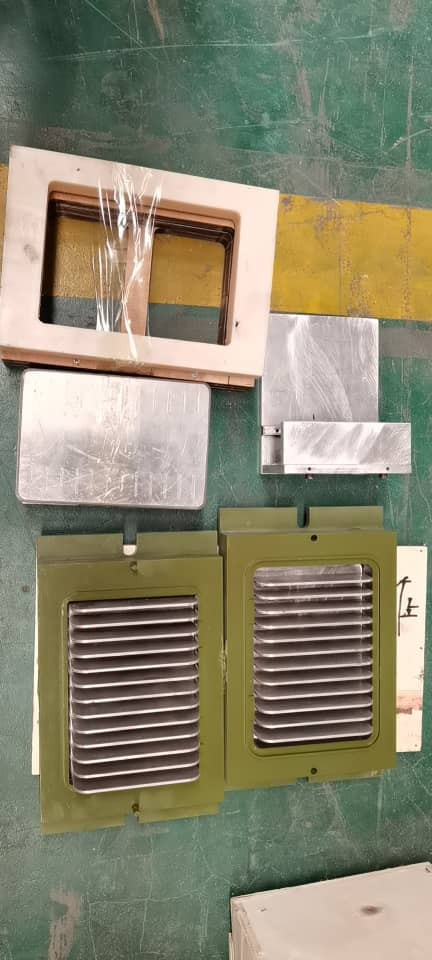 Toyota Air Filter Making Die Green Metal Mold Length 243mm