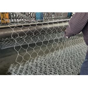 Galvanized Hexagonal Gabion Baskets 1m x 1m x 1m 60mm Mesh