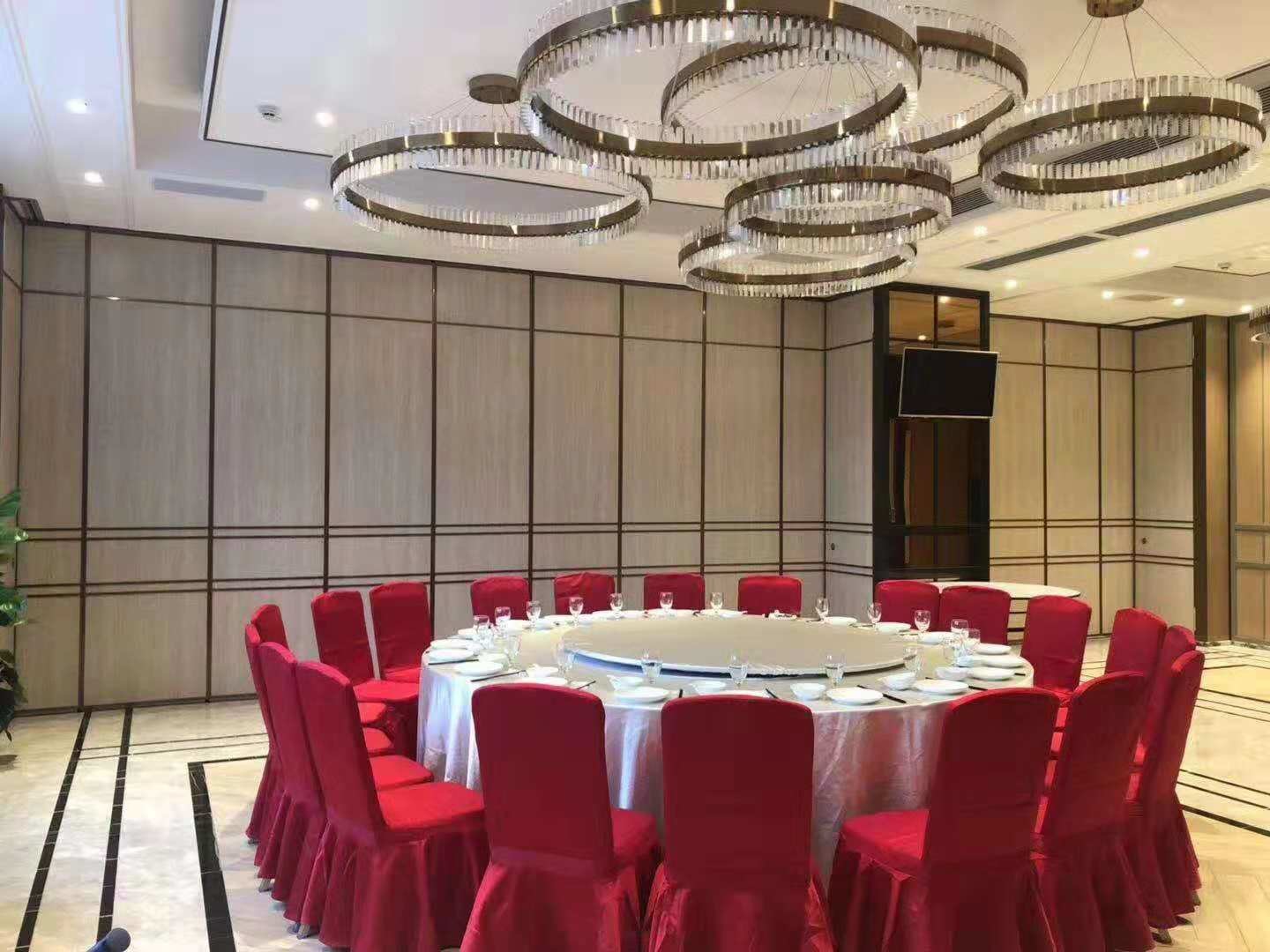 Mobile Fireproof Acoustic Partition Wall For Restaurant Banquet Hall