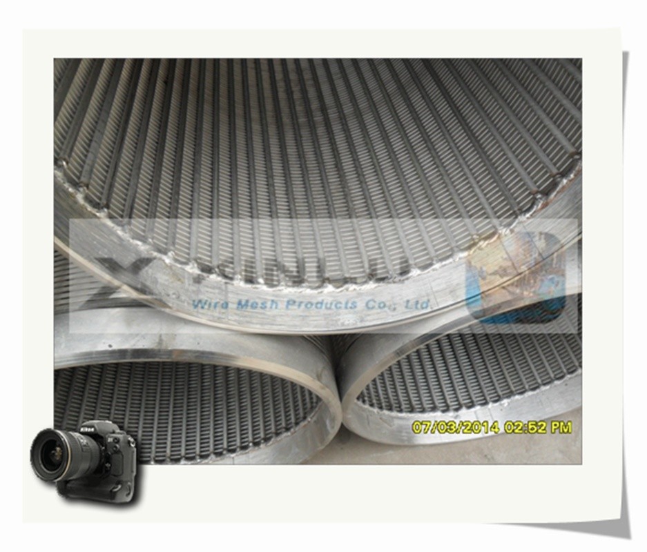 Rust Resistant V Wire Screen Pipe Johnson 316 Stainless Steel Pipe 12 Ton