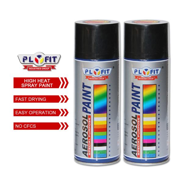 Colored Auto Aerosol Spray Paint High Temp Resistant For Engine / Fireplace