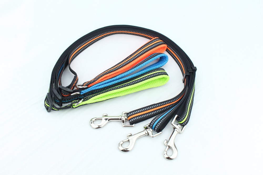 Fashionable Nylon Dog Leash , Reflective Waterproof Pet Dog Traction Belt