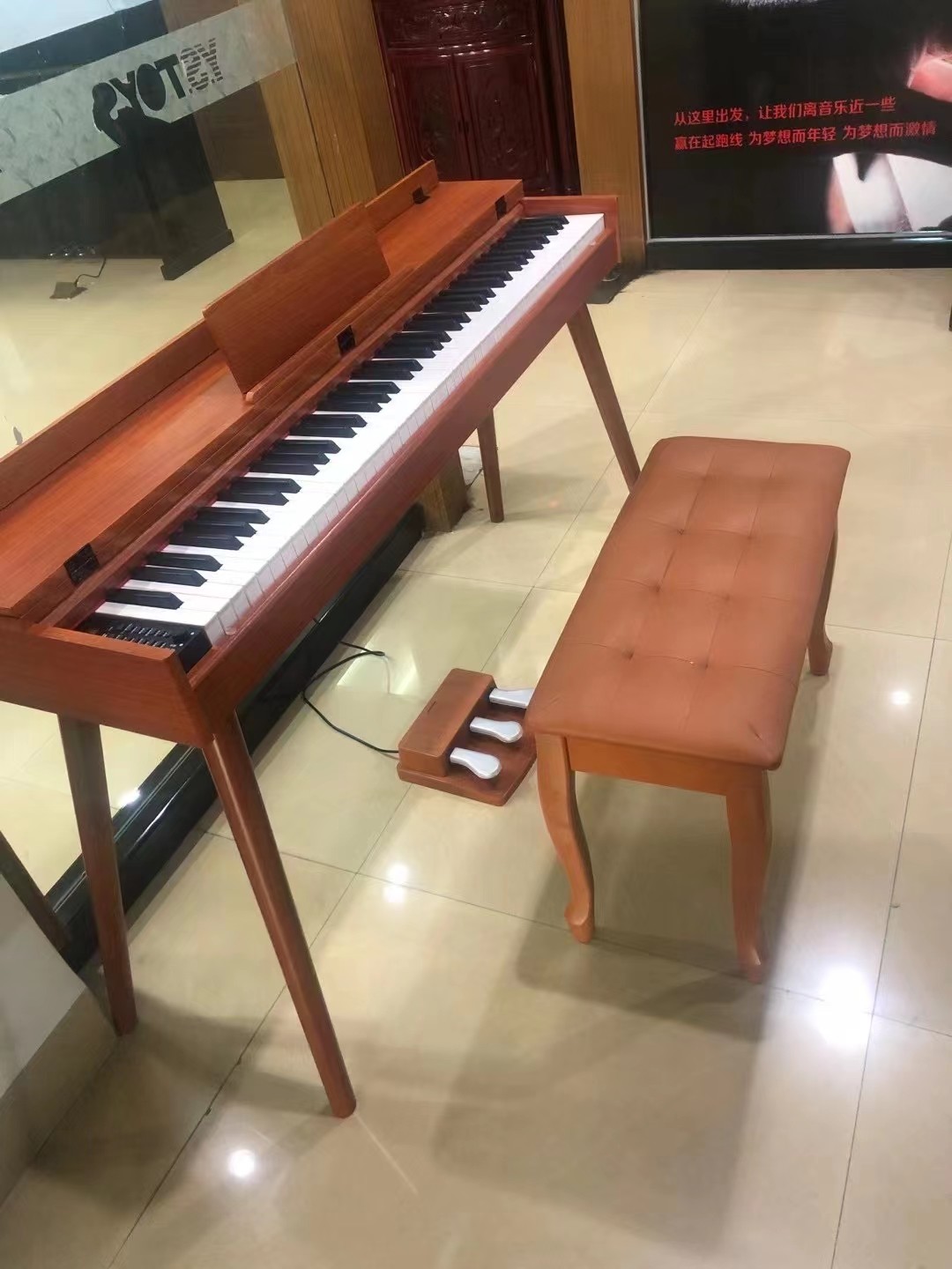 Portable piano 88 key electronic piano keyboard professional MIDI keyboard with Bluetooth