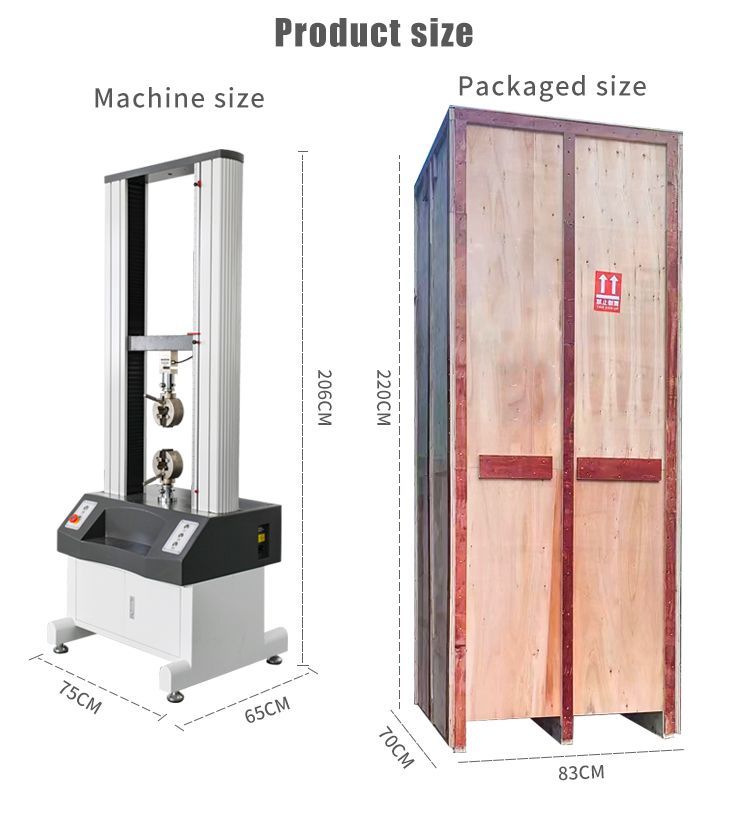 Good Security Double-Column Strength Tensile Tester with PC Data Analysis Processing