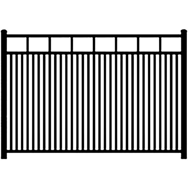 1.2mm-2.5mm 4 Foot Wrought Iron Fence For Home And Garden