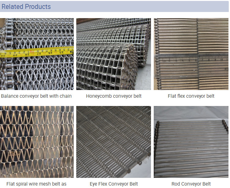 Compound Double Balanced Weave Belt Good Permeability For Conveyor Equipment