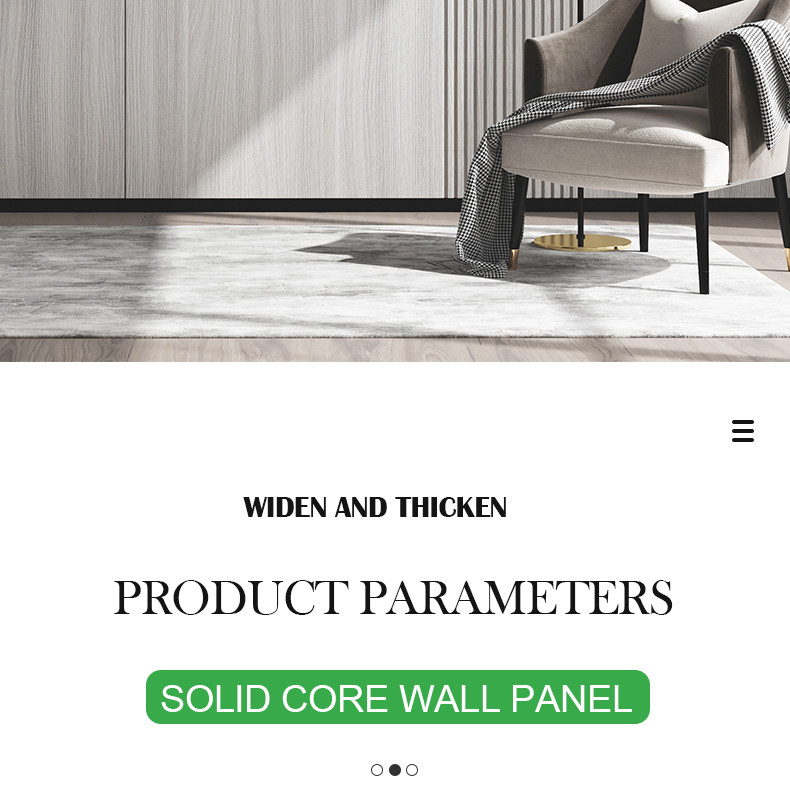 Modern Light Luxury Waterproof Wood Grain PVC bamboo charcoal Wood Veneer Wall Panels