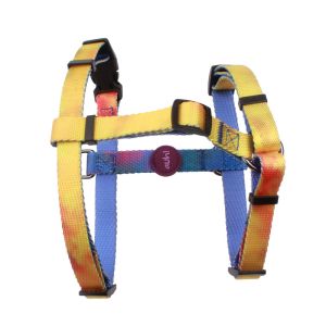 Nylon H Shaped Soft Breathable Reflective Pet Leash Harness