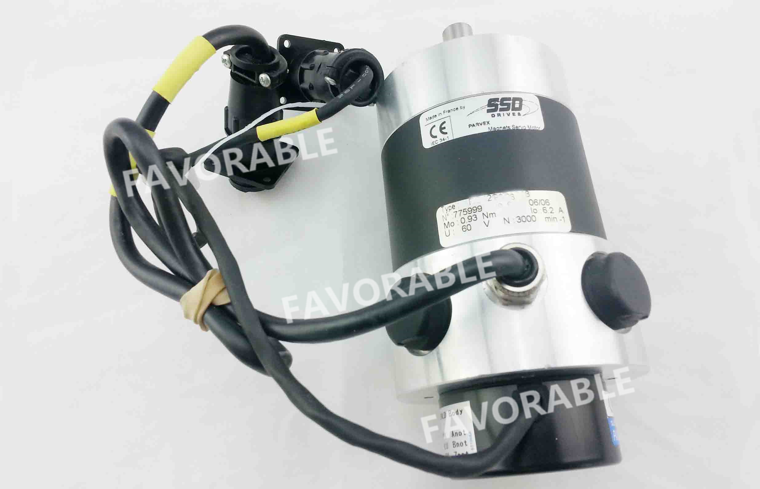 YC AXIS S72 PARVEX Servo Industry Motor For Auto Cutter GT5250 89269050
