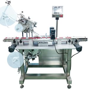 Kinco Automatic Top And Bottom Labeler Cream Jar Labeling Machine