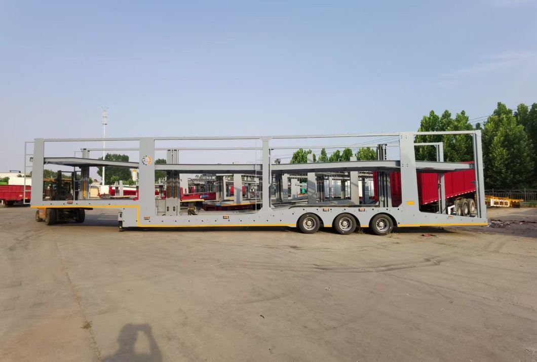 3 Axle Transport 8units Air Suspension Car Carrier Trailer