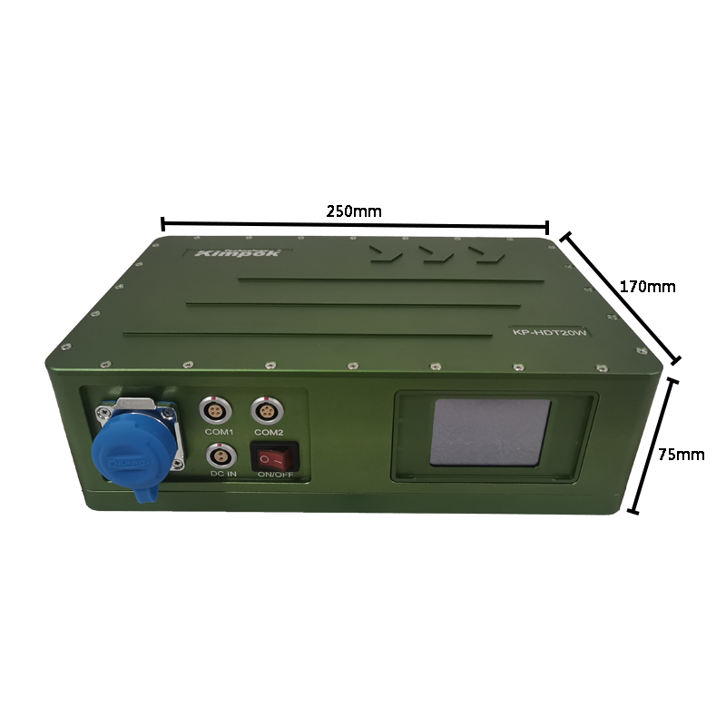 Powerful NLOS Long Range Wireless Video Transmitter with RS232 Data For UAV / Vehicle Transmission FEC 1/2 2/3 3/4 7/8