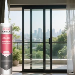 Weatherproof Acetic Silicone Sealant 300mL With UV And Water Resistance